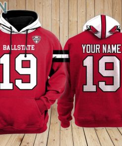 Ball State Cardinals Football Hoodie