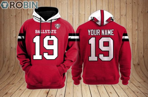 Ball State Cardinals Football Hoodie