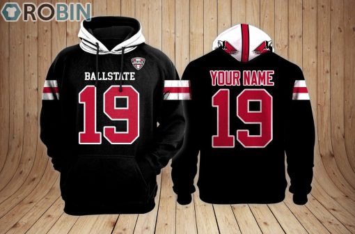 Ball State Cardinals Football Hoodie Custom Hoodie