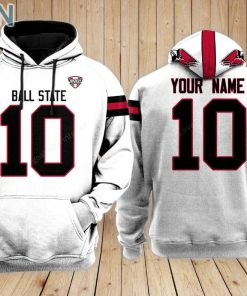 Ball State Cardinals football Hoodie Custom Name and Number