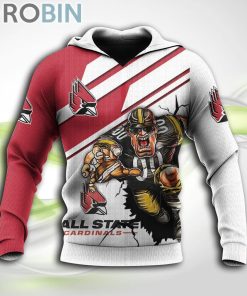 Ball State Cardinals NCAA Hoodie American Football