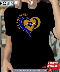 Baltimore Ravens It’s In My Heart Shirt