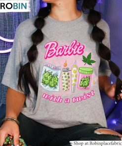 Barbie With A Twist Short Sleeve , Look Like Barbie Smoke Like Marley Shirt Hoodie