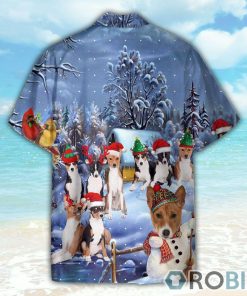 Basenji Christmas Christmas Gift For Dog Lover Hawaiian Shirt Basenji Christmas Christmas Gift For Dog Lover Hawaiian Shirt