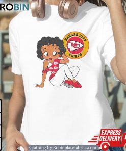 Betty Boop Kansas City Chiefs Logo Shirt Betty Boop Kansas City Chiefs Logo Shirt