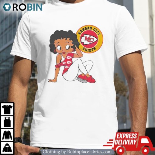 Betty Boop Kansas City Chiefs Logo Shirt