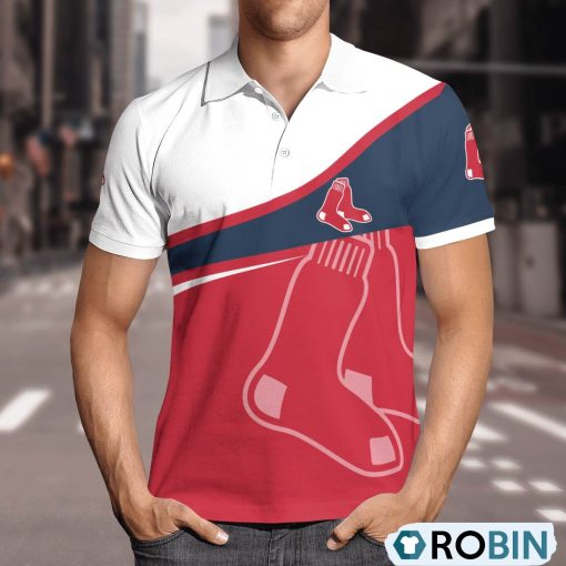 Boston Red Sox Comprehensive Charm Polo Shirt, Red Sox Unique Gifts