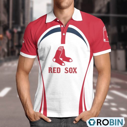 Boston Red Sox Curve Casual Polo Shirt, Red Sox Gifts