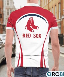 Boston Red Sox Curve Casual Polo Shirt, Red Sox Gifts Boston Red Sox Curve Casual Polo Shirt, Red Sox Gifts
