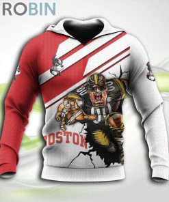 Boston University Terriers NCAA Hoodie American Football