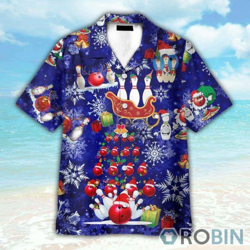 Bowling Merry Christmas Hawaiian Shirt