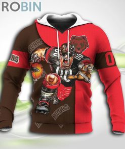 Brown Bears NCAA Hoodie Football Go On