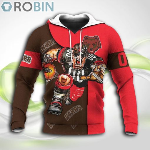 Brown Bears NCAA Hoodie Football Go On