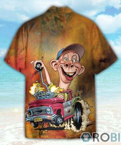 Bubba J Jeff Dunham Hot Rod Car 8 Ball Hawaiian Shirt
