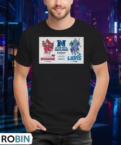 buccaneers-to-play-detroit-lions-on-the-road-for-divisional-round-2024-unisex-shirt
