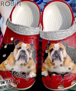 Bulldog Crack Wall Crocs For Dog Love