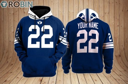 BYU Cougars football Hoodie Custom Name and Number