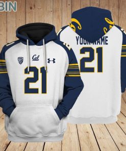 California Golden Bears Hoodie Custom Name and Number