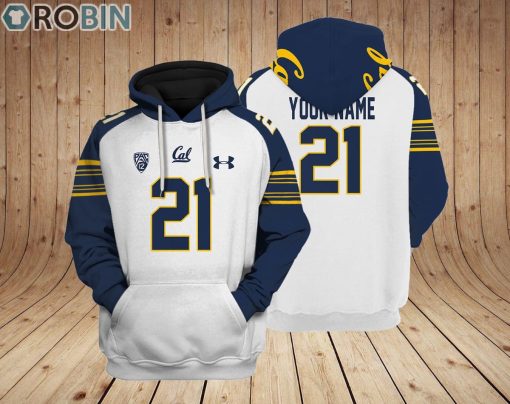 California Golden Bears Hoodie Custom Name and Number