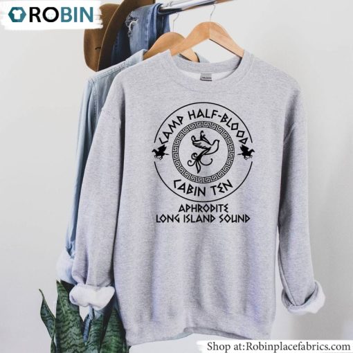 Camp Halfblood Shirt, Camping Long Sleeve Crewneck