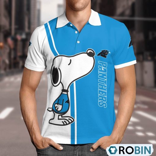 Carolina Panthers Snoopy Polo Shirt, Panthers Apparel
