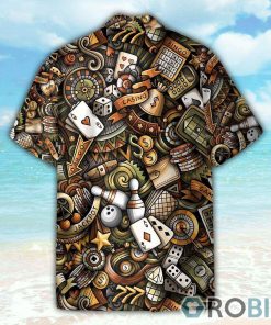 Casino Jackpot Poker Funny Button’s Up Shirts Hawaiian Shirt