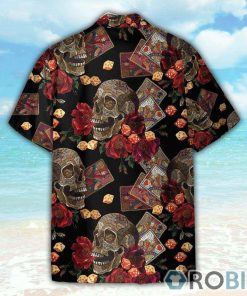 Casino Skull Colorful Hawaiian Shirts Casino Skull Colorful Hawaiian Shirts