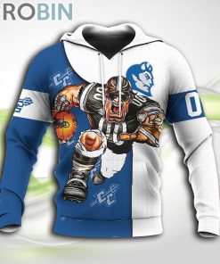 Central Connecticut Blue Devils NCAA Hoodie Football Go On