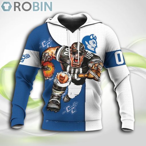 Central Connecticut Blue Devils NCAA Hoodie Football Go On