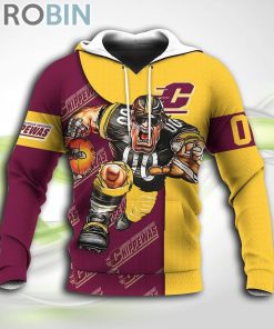 Central Michigan Chippewas NCAA Hoodie Football Go On