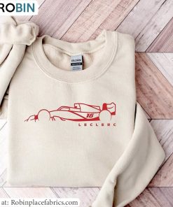 Charles Leclerc Shirt, Neutral Ferrari 16 Racing Unisex T Shirt Tee Tops