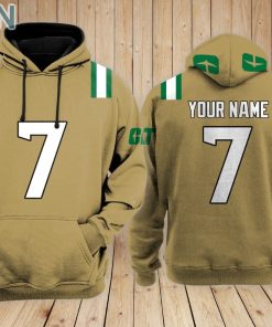 Charlotte 49ers Football Hoodie Gold