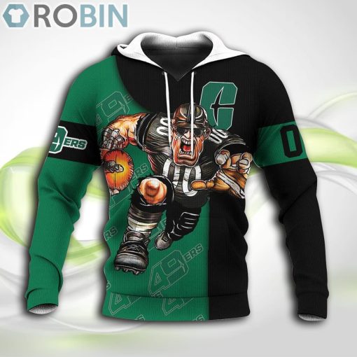 Charlotte 49ers NCAA Hoodie Football Go On