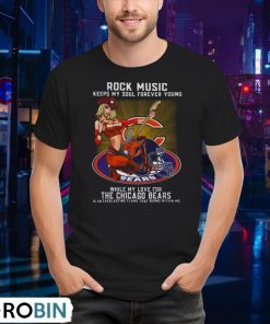 chicago-bears-rock-music-keep-my-soul-forever-young-2024-unisex-shirt