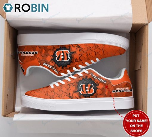 Cincinnati Bengals In Hole Design Personalized Stan Smith Sneakers