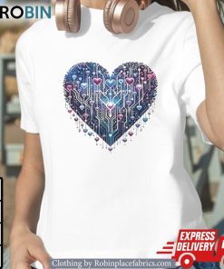 Circuit Of Love Microchip Valentine Shirt