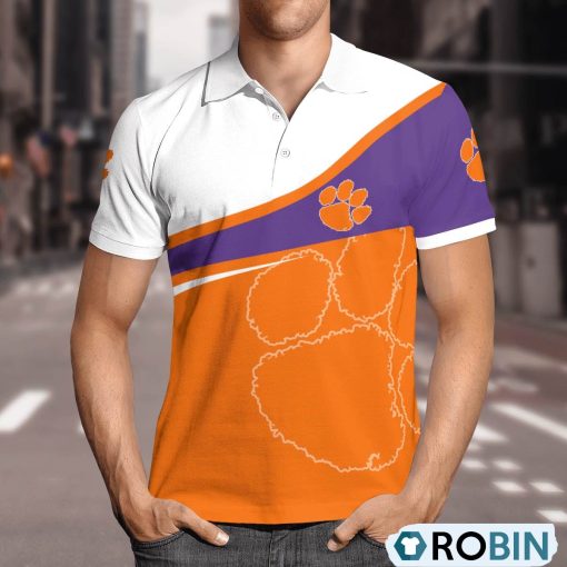 Clemson Tigers Comprehensive Charm Polo Shirt, Clemson Tigers Shirt