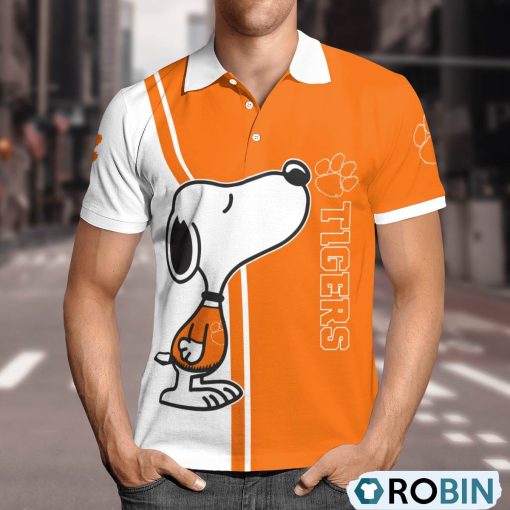 Clemson Tigers Snoopy Polo Shirt, Clemson Tigers Gear