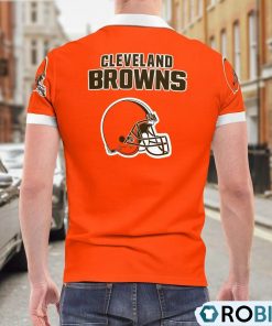 Cleveland Browns Heartbeat Polo Shirt, Browns Gifts for Fans Cleveland Browns Heartbeat Polo Shirt, Browns Gifts for Fans