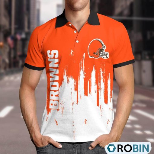 Cleveland Browns Lockup Victory Polo Shirt, Browns Gear