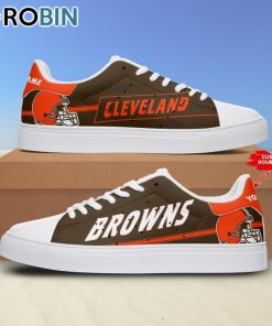 Cleveland BrownsFootball Personalized Stan Smith Sneakers