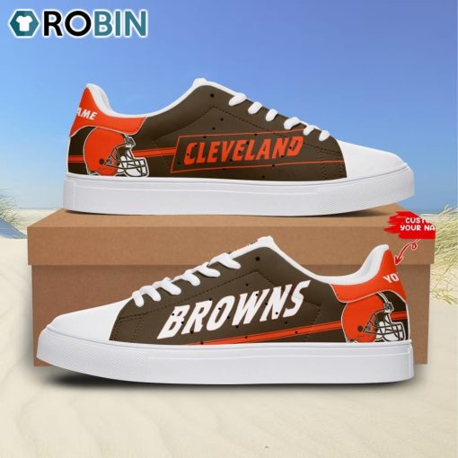 Cleveland BrownsFootball Personalized Stan Smith Sneakers