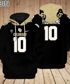 Colorado Buffaloes Hoodie Custom Name and Number