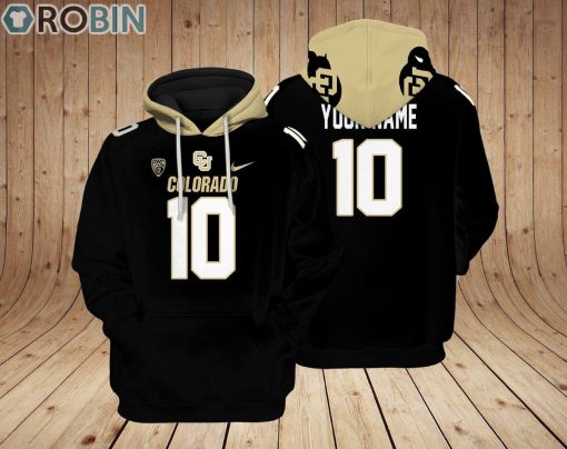 Colorado Buffaloes Hoodie Custom Name and Number