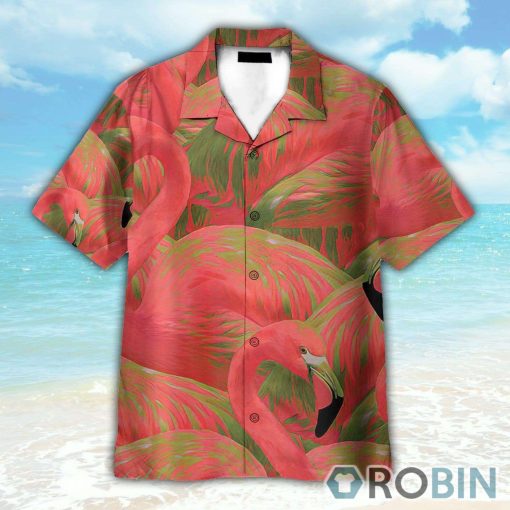 Colorful Flamingo Button’s Up Shirts Hawaiian Shirt
