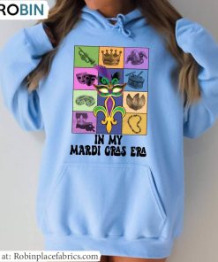 Cool Mardi Gras Club Sweatshirt, Mardi Gras Beads Feathered Mask Sweater T Shirt
