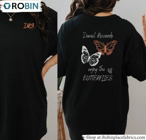 Cool Mclaren F1 Driver Sweatshirt , Daniel Ricciardo Enjoy The Butterfly Shirt Sweater
