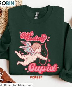 Cupid Sweatshirt , Not Today Cupid Shirt Unisex Hoodie
