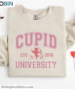 Cupid University Shirt, Crewneck Sweatshirt For Valentine’s Day