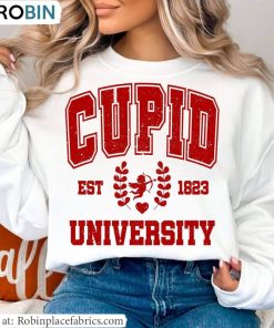 Cupid University Shirt, Hello Valentine Hoodie, Sweatshirt Unisex Cupid University Shirt, Hello Valentine Hoodie, Sweatshirt Unisex